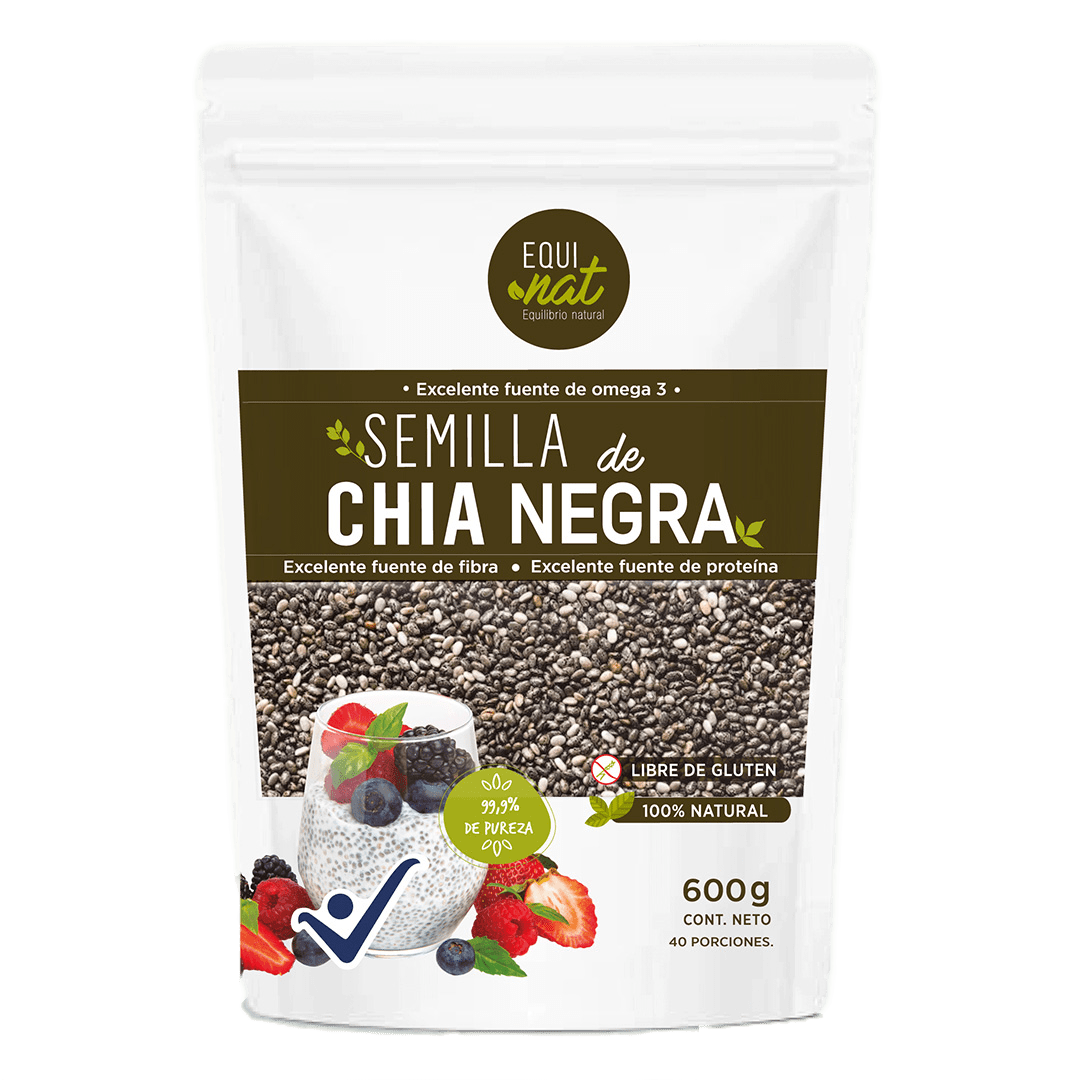 SEMILLA DE CHIA NEGRA EQUINAT x 600GR